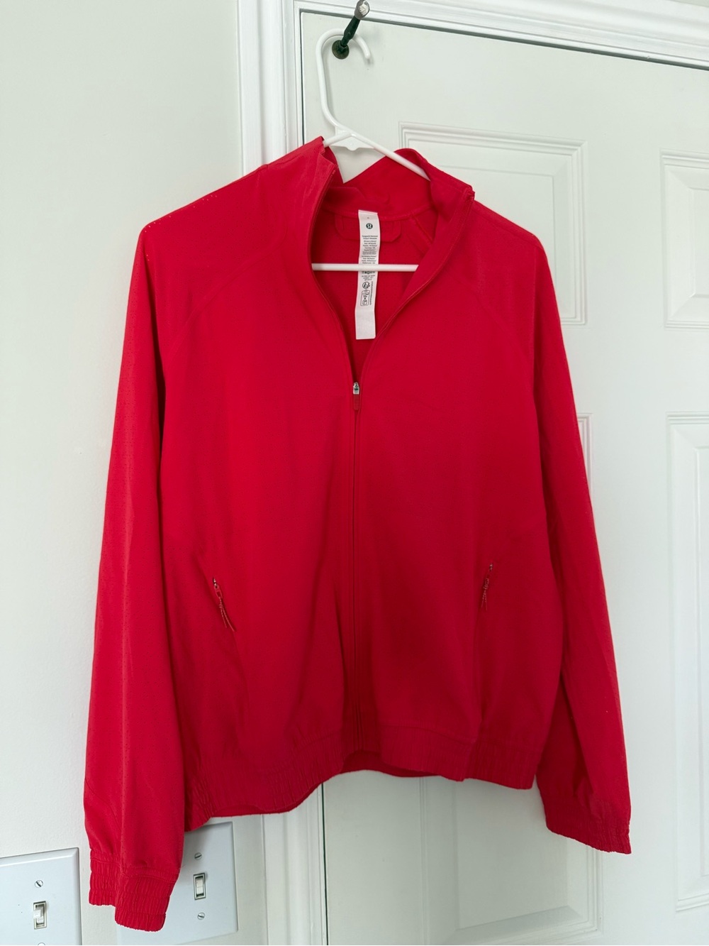 lululemon athletica Hot Pink/Red Half-Zip Performance jacket